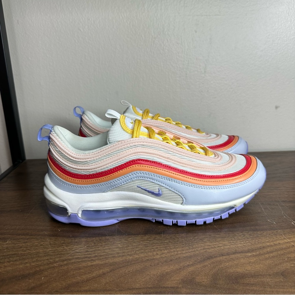 Nike Air Max 97 Football Light Thistle Grey Purple Pink Sneakers 8.5